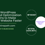 Best WordPress Speed Optimization Plugins To Make Your Website Faster 1 150x150